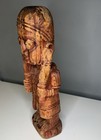 Vintage African Hand Carved Wooden Figure Statue Tribal Art 16    Patina
