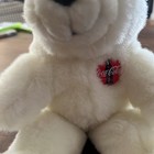 1998 Coca-cola Plush White Polar Bear Coke Badge On Chest