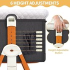 Portable Baby Bassinet Bedside Crib  Foldable Travel Sleeper With Wheels   Net