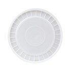 12 Pack 5 Gallon Round Plastic Utility Bucket Lid White Food Grade 1 Each