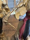 Armor Bronze Art Deco Pirate Antique Bookends By Armor Bronze  Has Damage