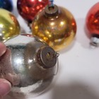 Vintage Glass Christmas Ornaments Shiny Brite Mercury Lot Of 6 Holiday Decor  