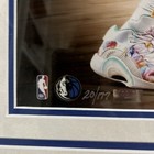 Luka Doncic Signed Framed 16x20 Dallas Mavericks Step-back Photo Panini  177