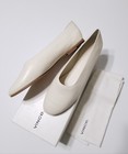 Nib Vince Maxwell Leather Ballet Flat Glove Shoes In Cream  225