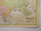 1955 Antique Europe In 1914 Atlas Map - Mcm Hammond s New Supreme World Atlas