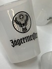 Set Of 5 Vintage Jagermeister Liquor Plastic Shot Glasses