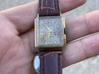 Vintage 1940s Girard Perregaux Mens 10k Gold Filled Mechanical Watch Runs Well
