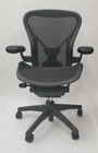 Herman Miller Aeron Classic Posture Fit Size B   Black   Open Box New Free Ship