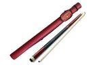 Champion St14 Burgundy  Wine Pool Cue Stick   A Red Pool Case  Champion Glove