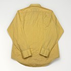 Vintage 70s Forum Yellow Dress Shirt Textured Tapered Point Collar 15 5 - 34