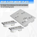 Floor Mount Plates For Stryker Ferno Ambulance Stretcher Fastening System 3pcs