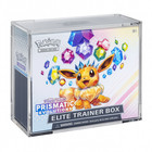 2 Pack Premium Acrylic Display Case Box Pokemon Etb Trainer Boxes Uv Protected