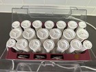 Vidal Sassoon Vs321 Hot Rollers Set 300w White red 3 4-1 1 4in Indicator