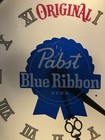 Vintage Pabst Pbr Beer Clock Sign Works Great Keeps Accurate Time