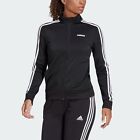 Adidas Essentials Tricot Track Jacket Women s Small Black Athletic New Msrp 50