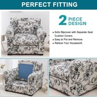 2 Piece Chair Covers Printed Sofa Covers Couch Covers Washable Armchair Sofa    