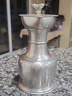 Royal Holland Kmd Pewter Pitcher  Acorn Decorated Hinged Lid Vintage