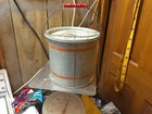 Vintage Falls City Anglers Choice 2 Piece Minnow Bucket    galvanized