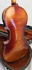  Antique German Violin Full Size 4 4 The Tigerflame With Case   Bow