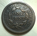 1850 Braided Hair Large Cent Penny Nice Rare Coin      Take A Lqqk     