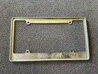 Rare 1960 s Ymca License Plate Frame Heavy Metal Mens Club Frame Original