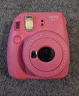 Fujifilm Instax Mini 9 Instant Film Camera - Flamingo Pink With Case
