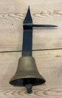 Charming Antique French 19th Century Heavy Cast Shop Or Door Bell