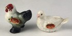 Miniature Bone China Bird Figurine Lot Of 3 Dove Pheasant Rooster Vintage Japan 