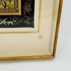 Antique Chinese Silk Embroidery Jia Na C 1830 Shadow Box Framed 22    X 36   