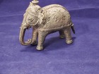 Fine Quality Antique Heavy Brass   Bronze Indian Elephant  3 x4 