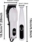 Grooming Kit And Paw Trimmer For Cat Dog 2 In 1 Cordless Hair Clippers For Matte