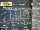 1962 Electronic Circuit Symbols Poster Full Key With Symbols Vintage Technician