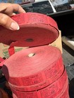 Vintage Lyric Theatre Admission Ticket Roll Richfield Utah Red Roll Tickets