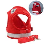 Escape-proof Pet Cat Harness   Leash Set  Adjustable Reflective Mesh Vest
