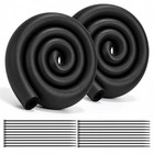Pcs 6ft Foam Pipe Insulation Tube With0 Cable Ties 1   Id  - Foam 1 2 id-6ft 2