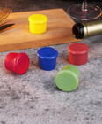 5 Pcs Silicone Wine Stoppers Bottle Stopper Wine Bottle Cork Reusable Champagne