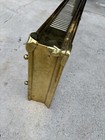 Vintage Brass Fire Fender Fireplace Surround Kerb