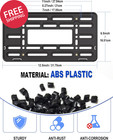 Front License Plate Holder Bracket     Universal Plastic Front Car Tag Mounting Fr