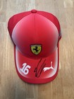 Charles Leclerc Signed Autographed Official Ferrari Racing Hat  Jsa Coa