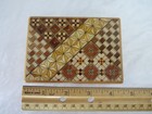 Vintage Japanese Intricate Wood Inlay 7 Step Puzzle Box Himitsu Bako Secret