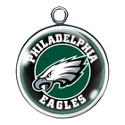 Eagles Glass Cabochon Charms  Philadelphia Pendants