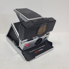 Polaroid Sx-70 Land Camera Sonar Onestep Black Leather Untested Parts Or Repair 