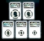 2027 Canada Autumn Leaves 5 Coin Silver Set Ngc Pf69 Rev Proof First Releases