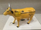 Cow Parade Nyc Taxi Cow 2000 Retired Figurine  9160 Westland Box Tag