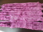Purple Mink Pelt  beet Color   Mink  Mink Pelt  Mink Pelts  Mink Skin  Vintage