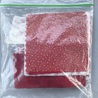 Floating Hearts Quilt Kit Pre-cut Red White Fabric Instructions 39 x54 
