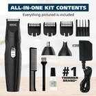 Wahl All In One Rechargeable Beard  Mustache  Detail Trimmer For Men   05644 New