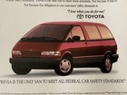 1992 Toyota Previa Minivan Print Ad Thousands Of Little Reasons