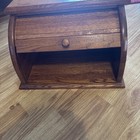 Mid Century Oak Bread Box
