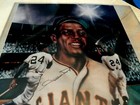 Willie Mays Signed 18 x24 Giants Print poster photo -jsa Authenticated